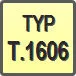 Piktogram - Typ: T.1606